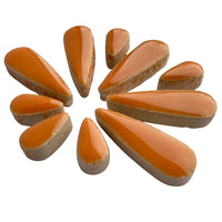 Ceramic Teardrops Orange
