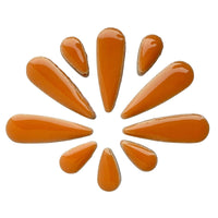 Ceramic Teardrops Orange