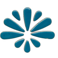 Mosaiksteinen Tropfen Blau