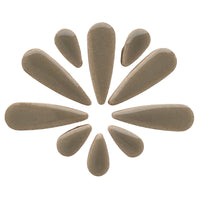 Ceramic Teardrops Grey