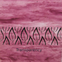 Glass Plate Violet Wispy