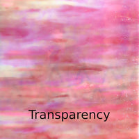 Glasplatte Rosa Irisierend