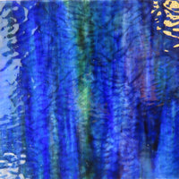 Glasplatte Marineblau Sanfte Wellen