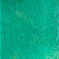 Plaque de Verre Bleu Sarcelle Martelé