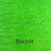 Glasplatte Hell Säuregrün Gewellt