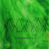 Plaque de Verre Vert Citron Tourbillon