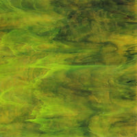 Plaque de Verre Ambre Vert Vaporeux