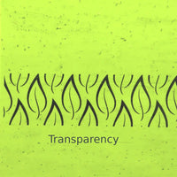 Glass Plate Light Yellow Green