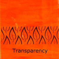 Glasplatte Neonorange