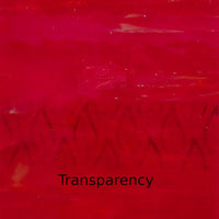 Glasplatte Roter Lack