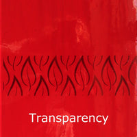 Glasplatte Scharlachrot