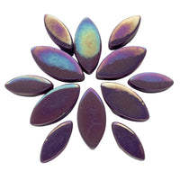 Ottoman Bloemblaadjes Parelmoer Magenta