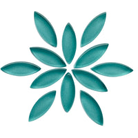 Small Petals Bright Aqua