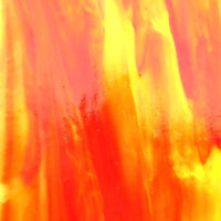 Glasplatte Dunkelorange Gelb