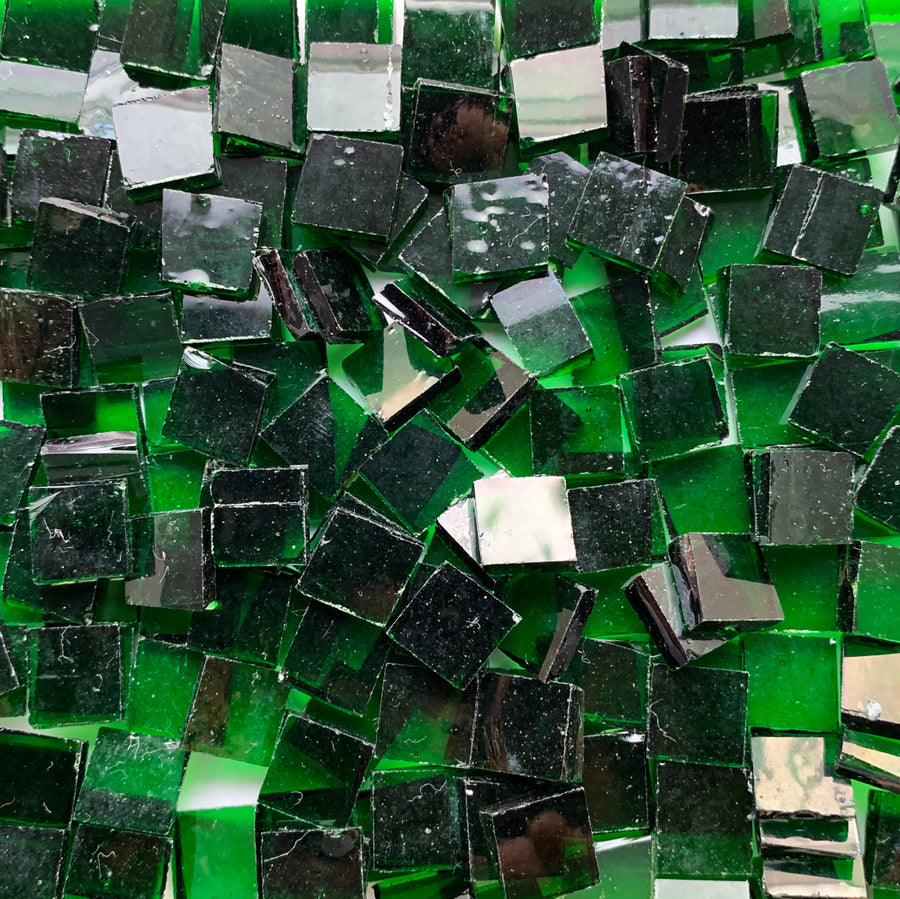 Glasmozaiek Tiffany Glacier 15mm Smaragd