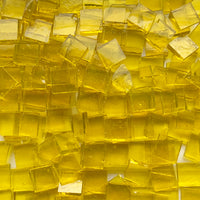 Glasmosaik Tiffany-Glas 15mm Zitrone