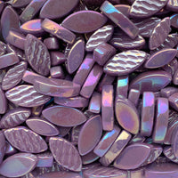 Ottoman Bloemblaadjes Parelmoer Magenta