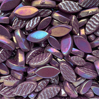 Ottoman Bloemblaadjes Parelmoer Druif