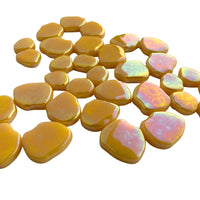 Fleur de Sakura Perlé Jaune Foncé