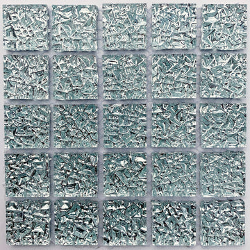 Verre Mosaique - glass mosaic -Glasmosaik-glasmozaïek-Spiegel textuur 20mm - mosaicshop