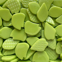 Verre Mosaique - glass mosaic -Glasmosaik-glasmozaïek-Bloemblaadjes Glas Nieuwgroen - mosaicshop