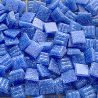 Verre Mosaique - glass mosaic -Glasmosaik-glasmozaïek-Glasmozaiek 10mm Hemelsblauw - mosaicshop