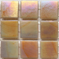 Verre Mosaique - glass mosaic -Glasmosaik-glasmozaïek-Glasmozaiek Iriserend 20mm Koraal - mosaicshop