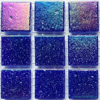 Verre Mosaique - glass mosaic -Glasmosaik-glasmozaïek-Glasmozaiek Iriserend 20mm Paua - mosaicshop