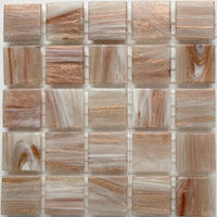 Verre Mosaique - glass mosaic -Glasmosaik-glasmozaïek-Glasmozaiek met Goud Dooradert 20mm Lichtgoud - mosaicshop