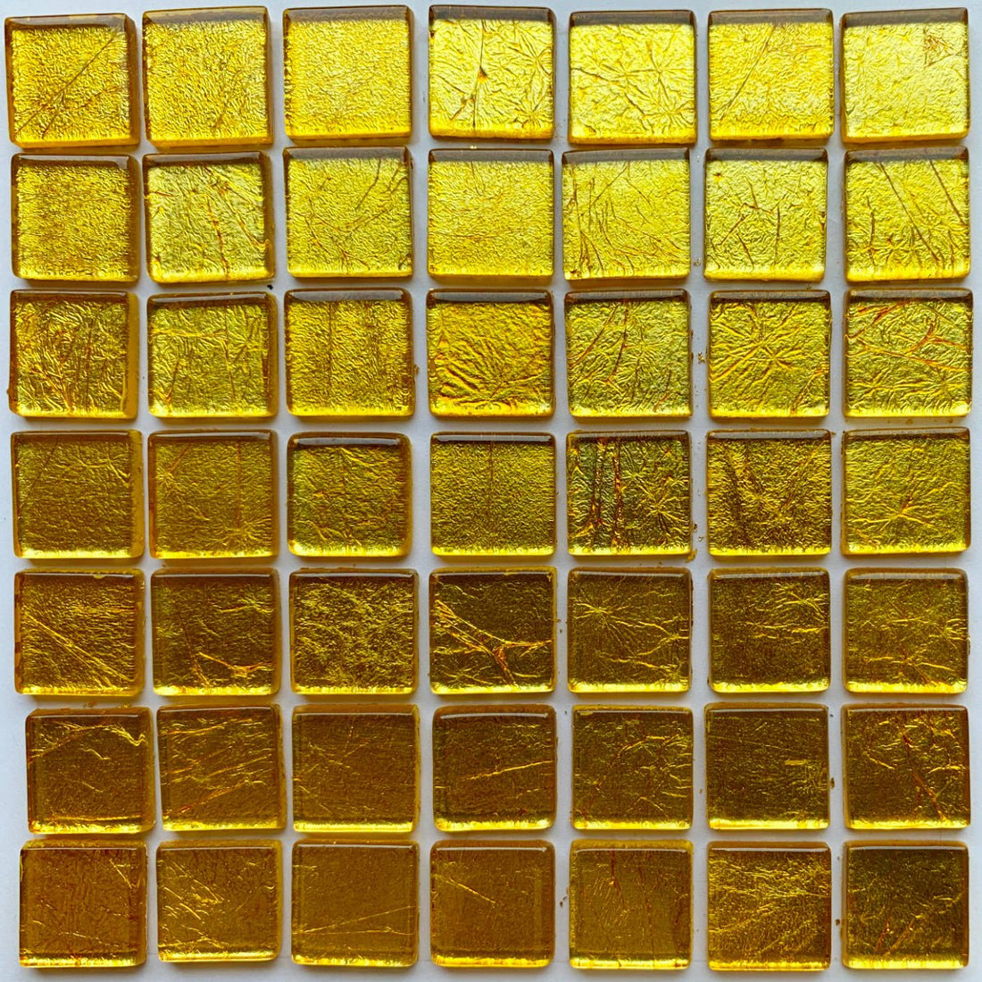 Verre Mosaique - glass mosaic -Glasmosaik-glasmozaïek-Glasmozaiek Spiegel 20mm Goud - mosaicshop
