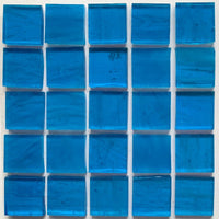 Verre Mosaique - glass mosaic -Glasmosaik-glasmozaïek-Glasmozaiek Tiffany Glacier 20mm Blauw - mosaicshop