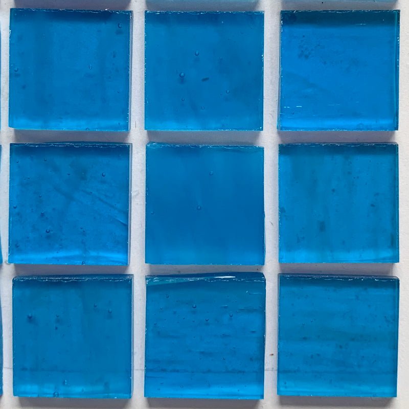 Verre Mosaique - glass mosaic -Glasmosaik-glasmozaïek-Glasmozaiek Tiffany Glacier 20mm Blauw - mosaicshop