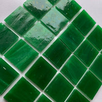 Verre Mosaique - glass mosaic -Glasmosaik-glasmozaïek-Glasmozaiek Tiffany Glacier 20mm Donkergroen - mosaicshop