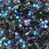 Verre Mosaique - glass mosaic -Glasmosaik-glasmozaïek-Millefiori Dierenoogjesmix - mosaicshop