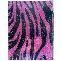 Verre Mosaique - glass mosaic -Glasmosaik-glasmozaïek-Safety Glass Zebra Lila/Zwart - mosaicshop