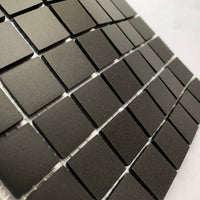 Verre Mosaique - glass mosaic -Glasmosaik-glasmozaïek-Winckelmans 20mm Noir - mosaicshop