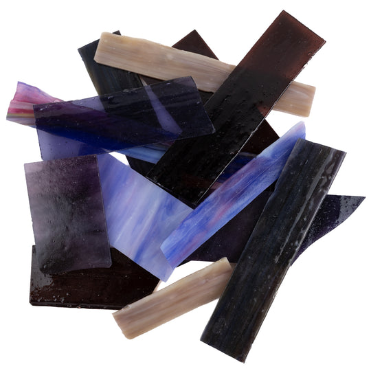 Glasscherven XL Violet