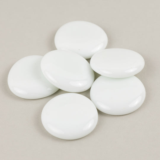 Glass Nuggets XL 30-36mm White