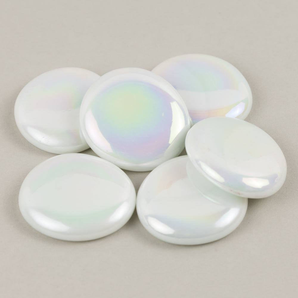 Glass Nuggets XL 30-36mm Opal White