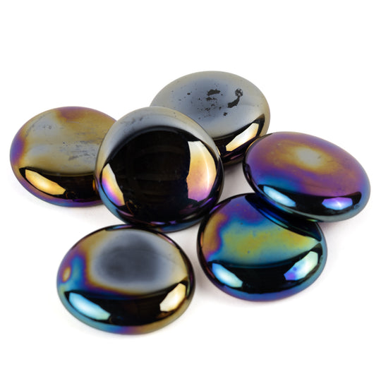 Glass Nuggets XL 30-36mm Opal Black