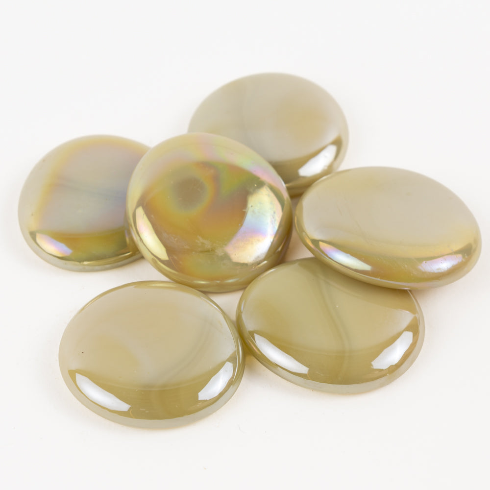 Glass Nuggets XL 30-36mm Opal Cream