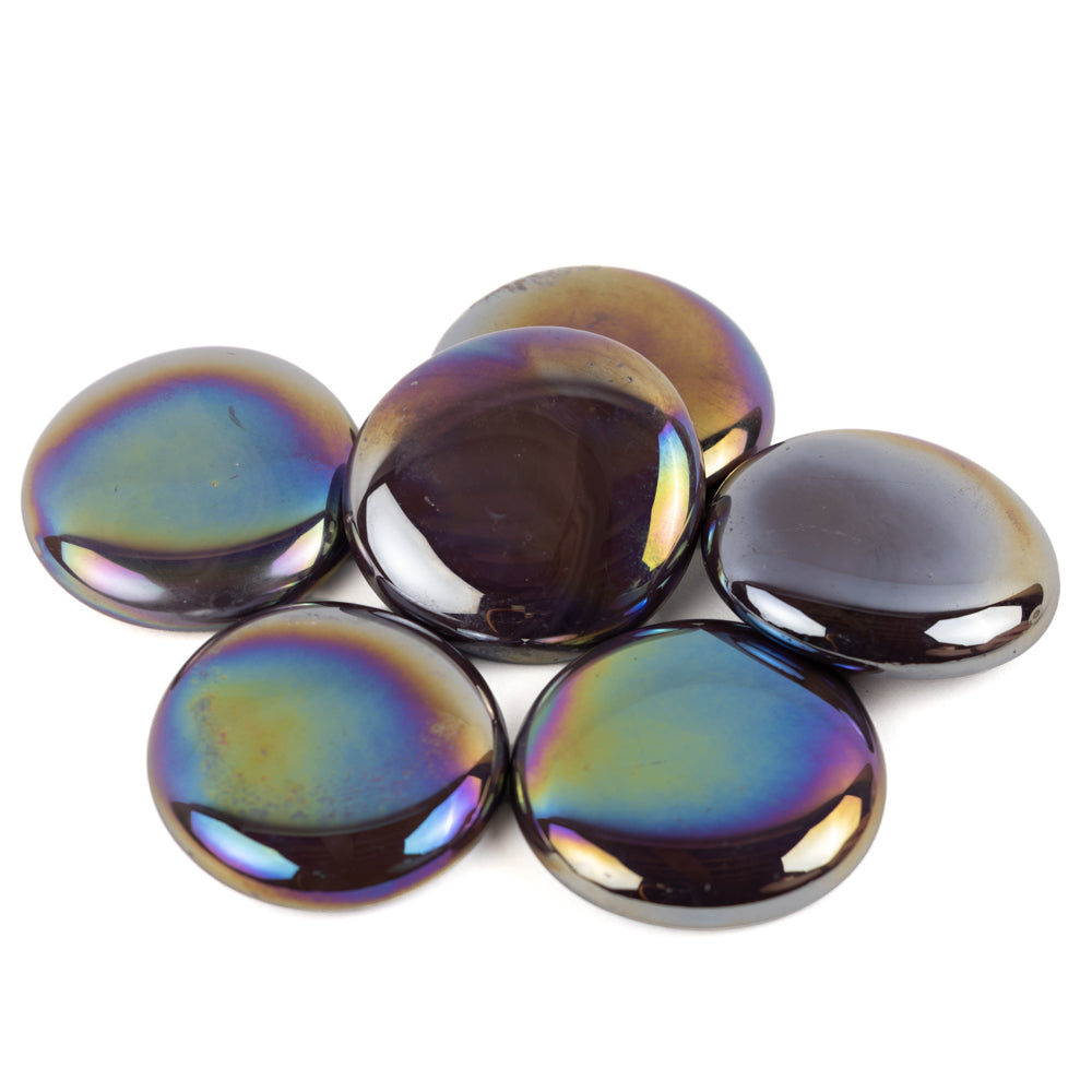 Glass Nuggets XL 30-36mm Opal Violet