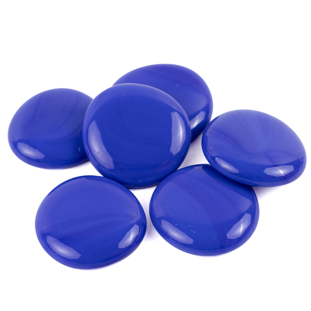 Glass Nuggets XL 30-36mm  Blue