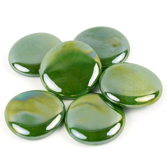 Glass Nuggets XL 30-36mm Opal Green