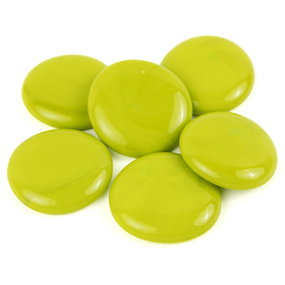 Glass Nuggets XL 30-36mm  Kiwi