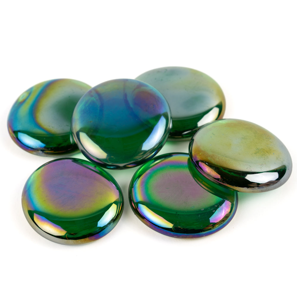 Glasnuggets XL 30-36mm Diamant Smaragd