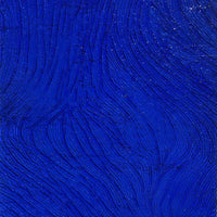 Glasplaat Kobalt Gegolfd