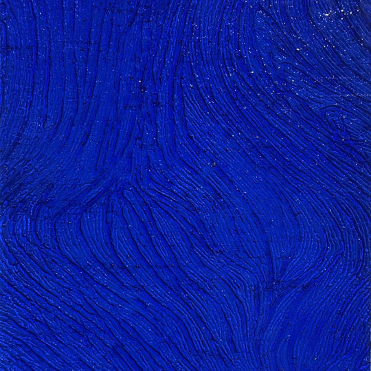 Glasplaat Kobalt Gegolfd