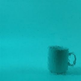 Plaque de Verre Bleu Sarcelle