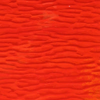 Glass Plate Deep Tangerine Ripple